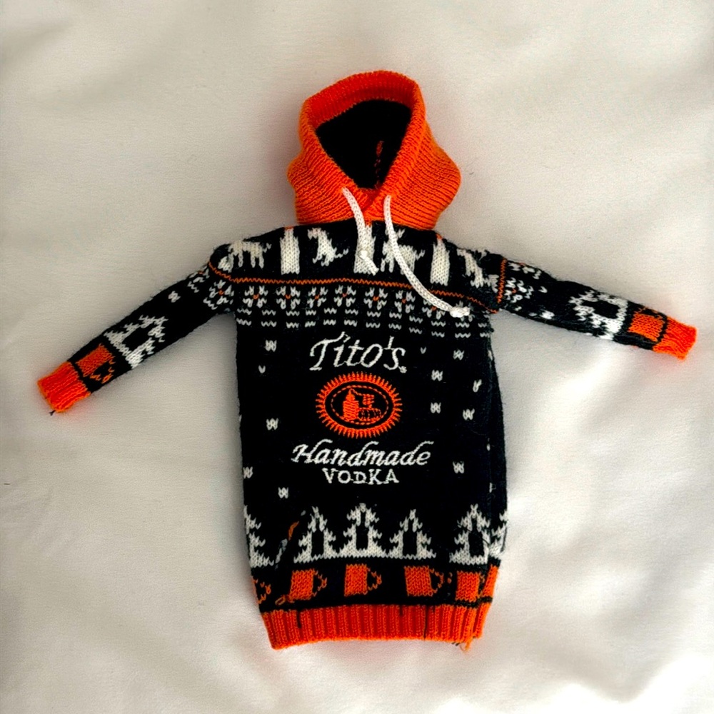 TITOS Vodka Sweatshirt for liquor bottle